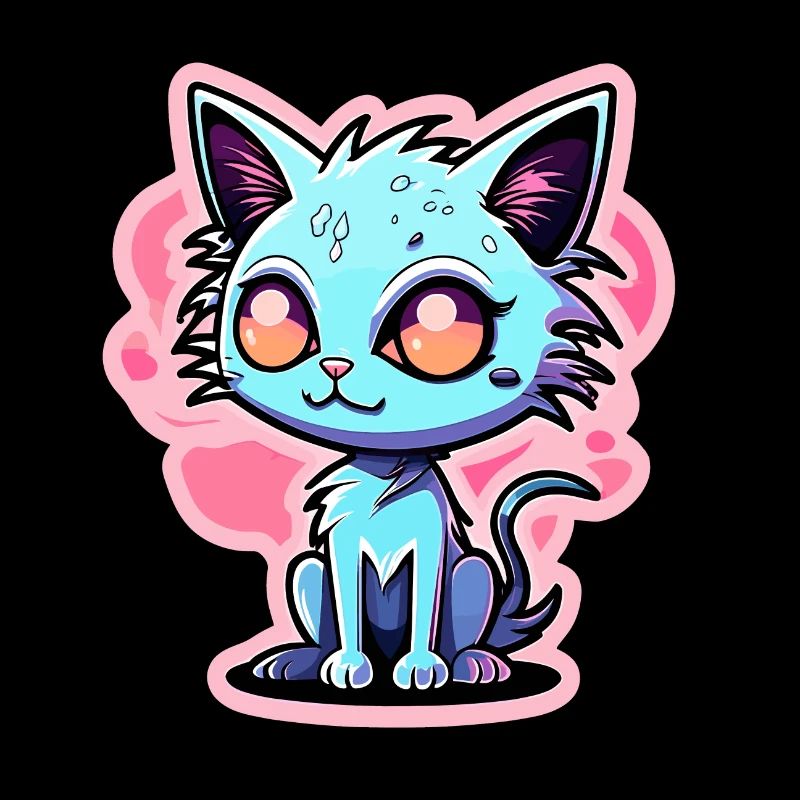 Illustration de chat mignon