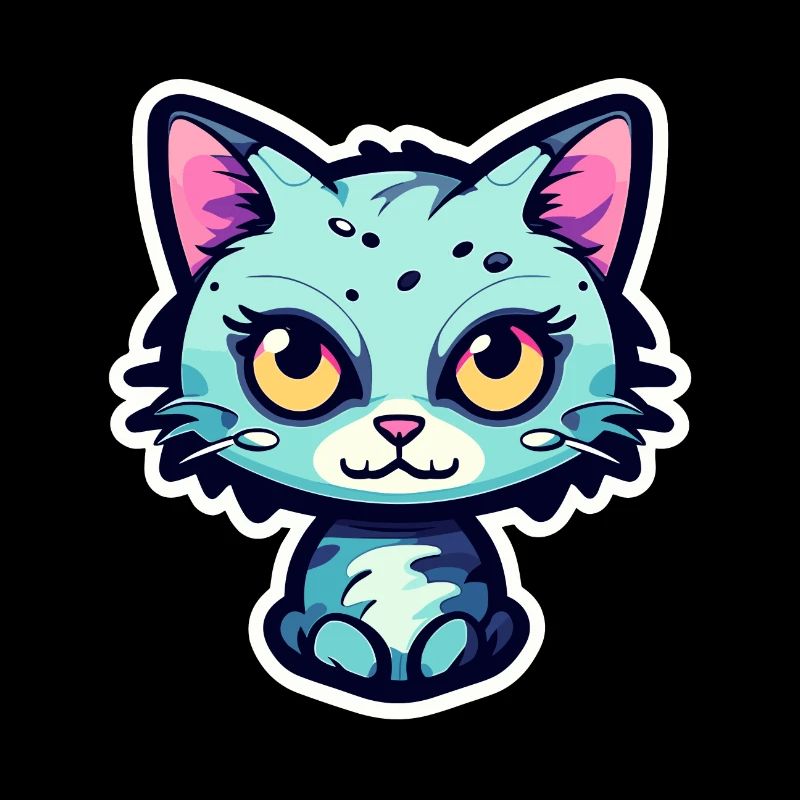 Illustration de chat mignon