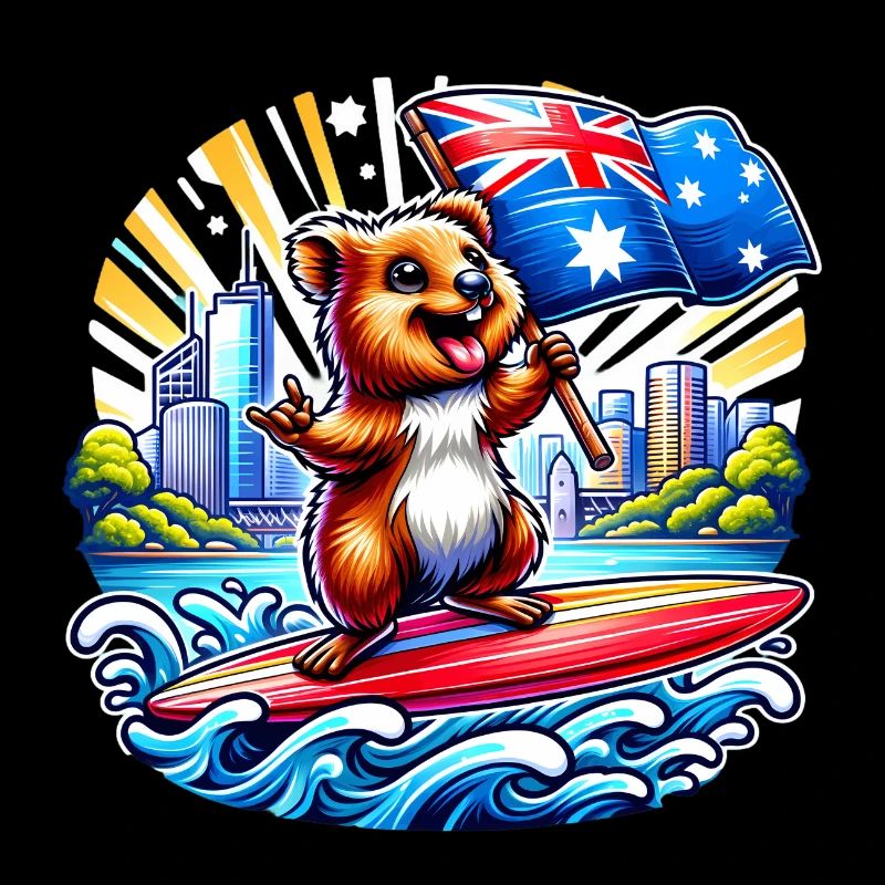 Design de surf australien Quokka