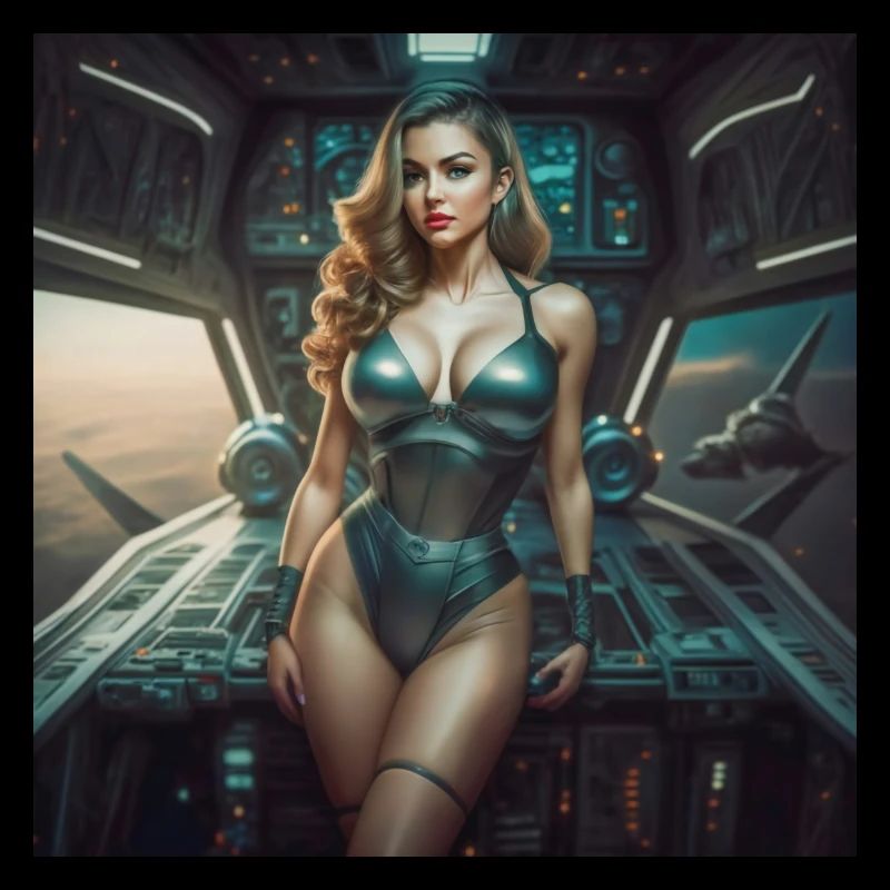 Pin-up de l’espace