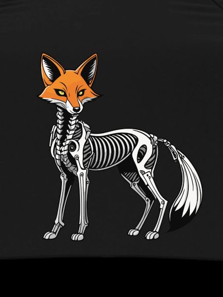 Fox Skeleton Illustration