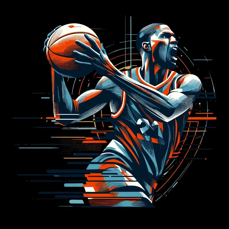 Basketball dynamisch Geschenk