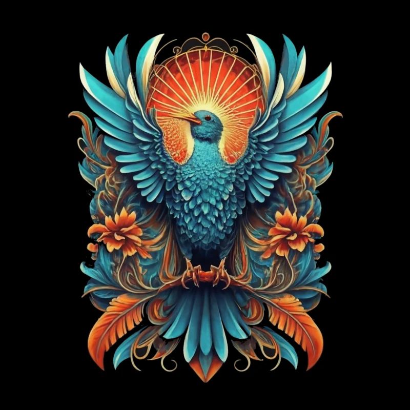 Bunter Paradiesvogel