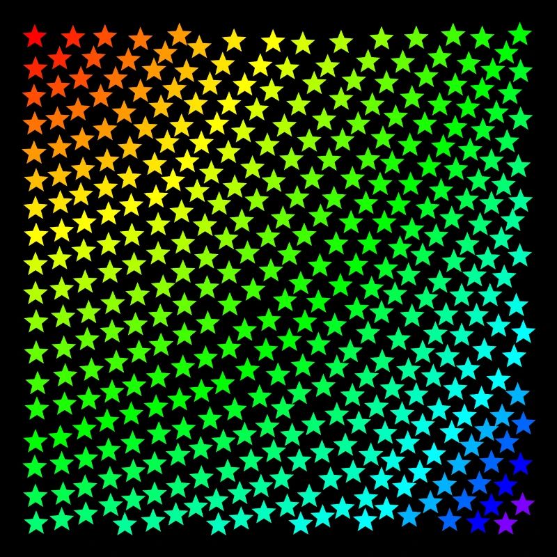 Stern Sterne Regenbogen bunt Geschenkidee