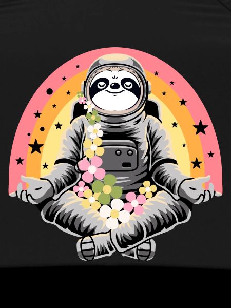 Sloth doing yoga