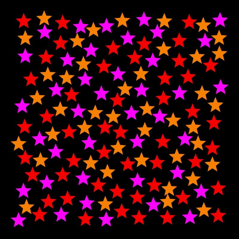 Red Orange Pink Pink Stars Gift Idea