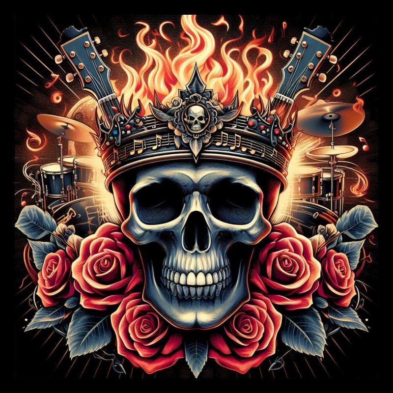 Burning Skull