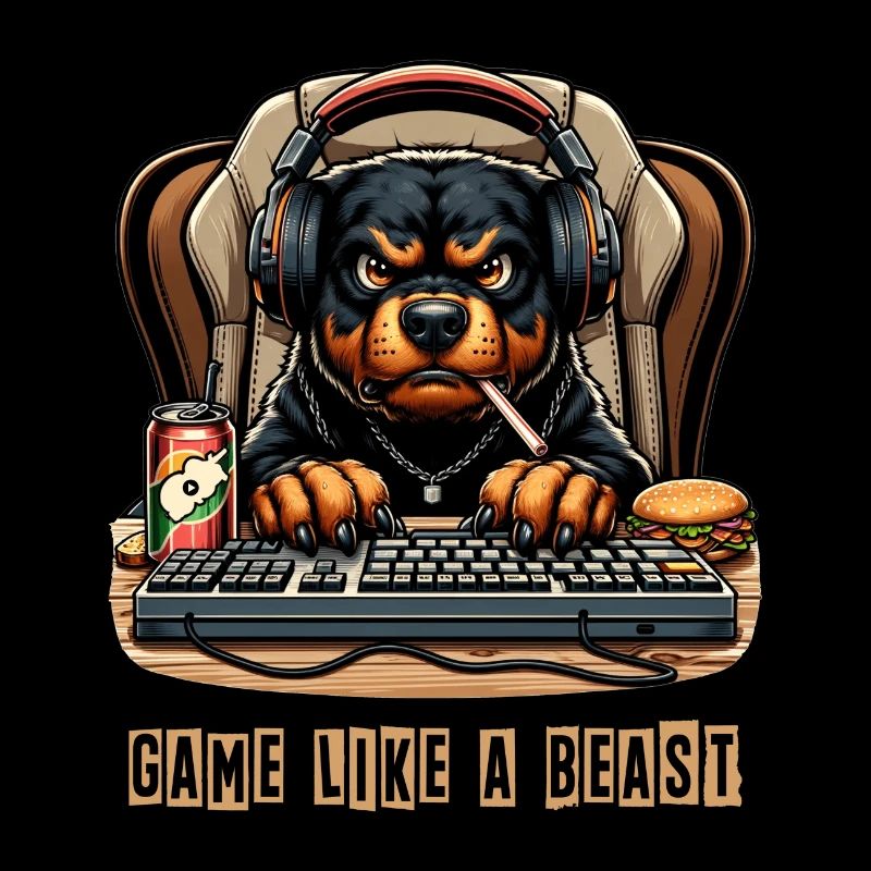 Design de jeu Rottweiler