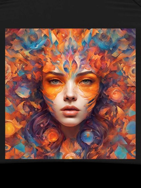 Fire Flowers Portrait