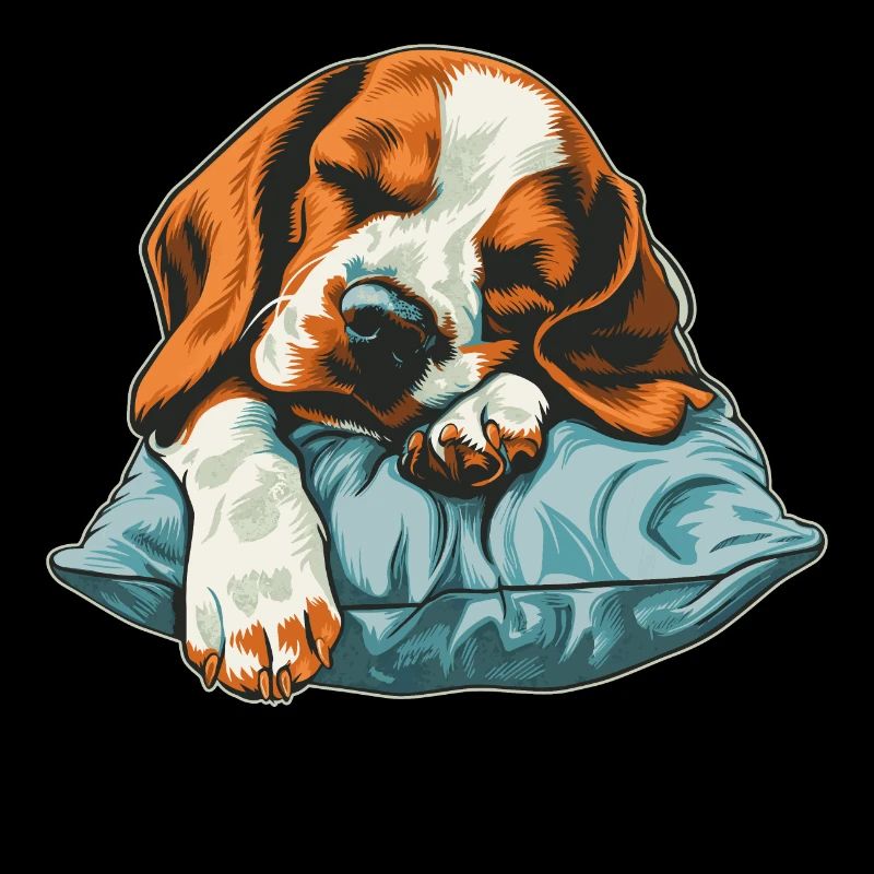 Schlafender Beagle