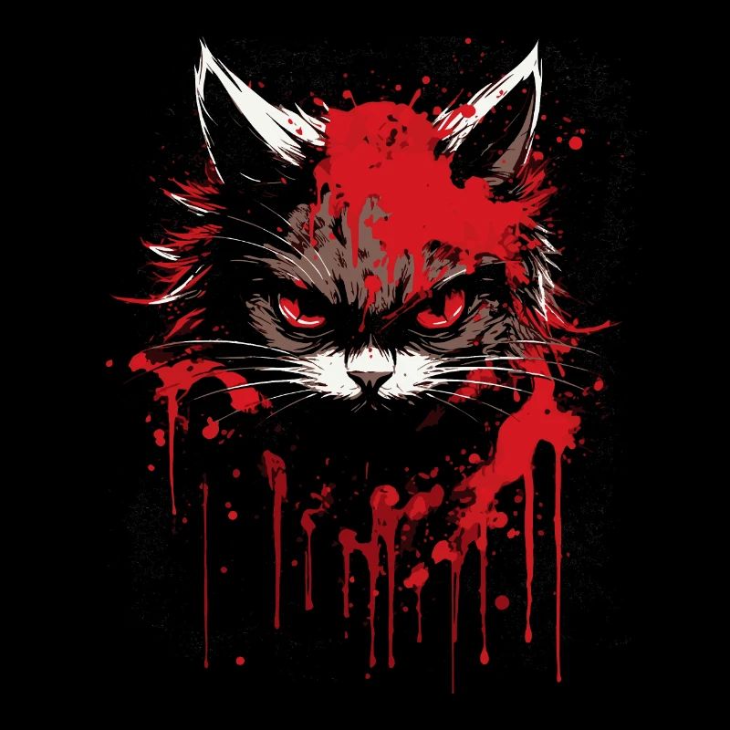 Katze hat schlechte Laune