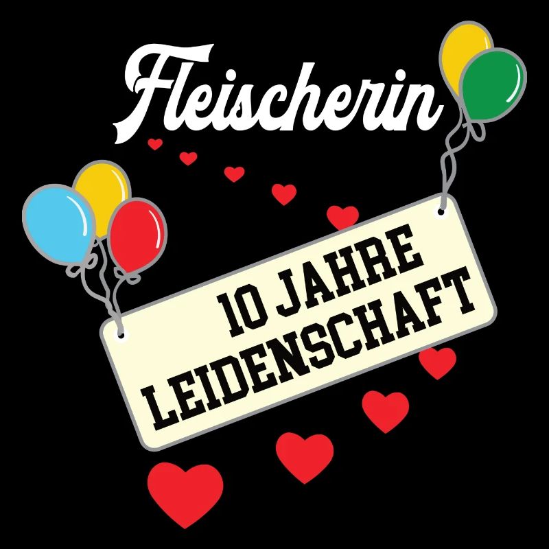 Fleischerin 10 jähriges Jubiläum Fleischerei Jubi
