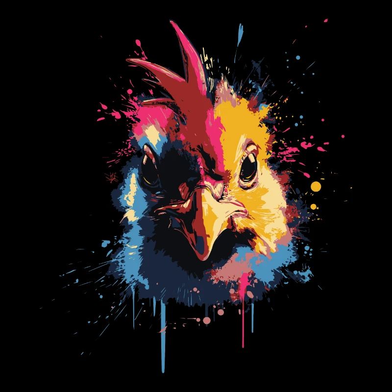 Un coq vous regarde