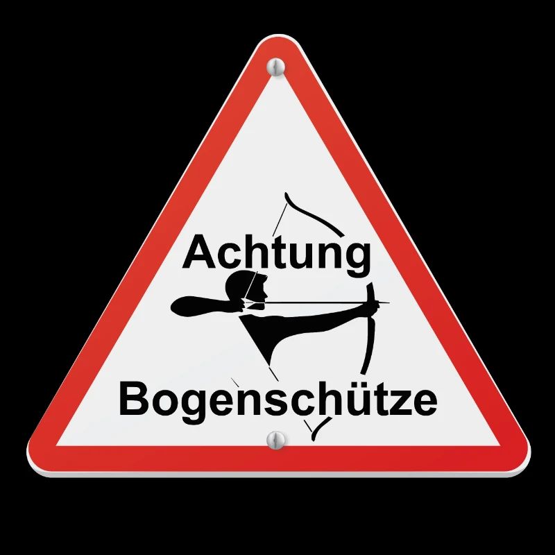 achtung bogenschütze bsv bogenverein bogenschießen