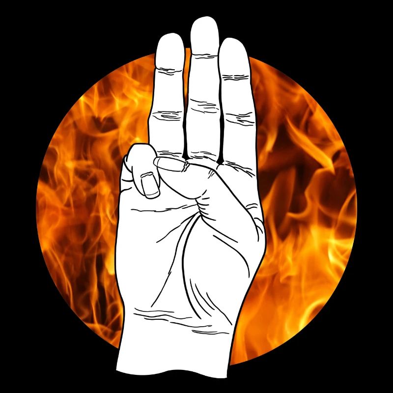 Hommage de signe de la main par Panem Hunger Games