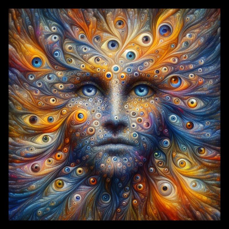 Le visage hors des yeux