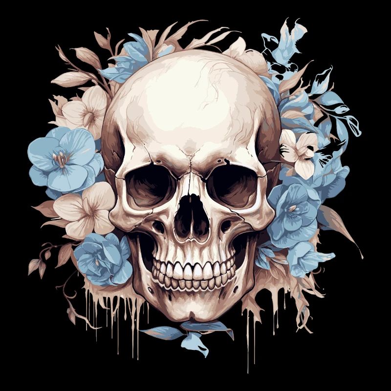 Crâne de fleur