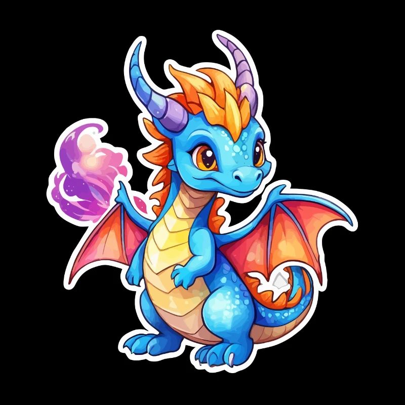 Dragon Watercolors