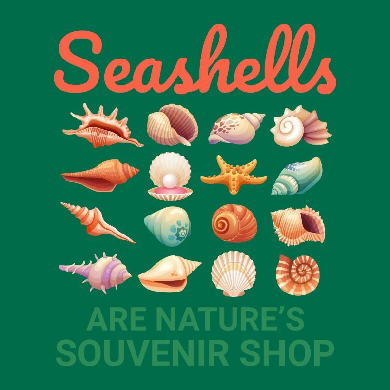 Seashells Collector Beachcomber Sea Shell Ocean
