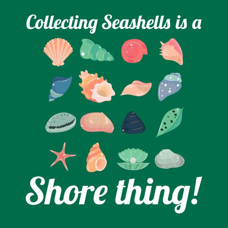 Seashells Collector Beachcomber Sea Shell Ocean