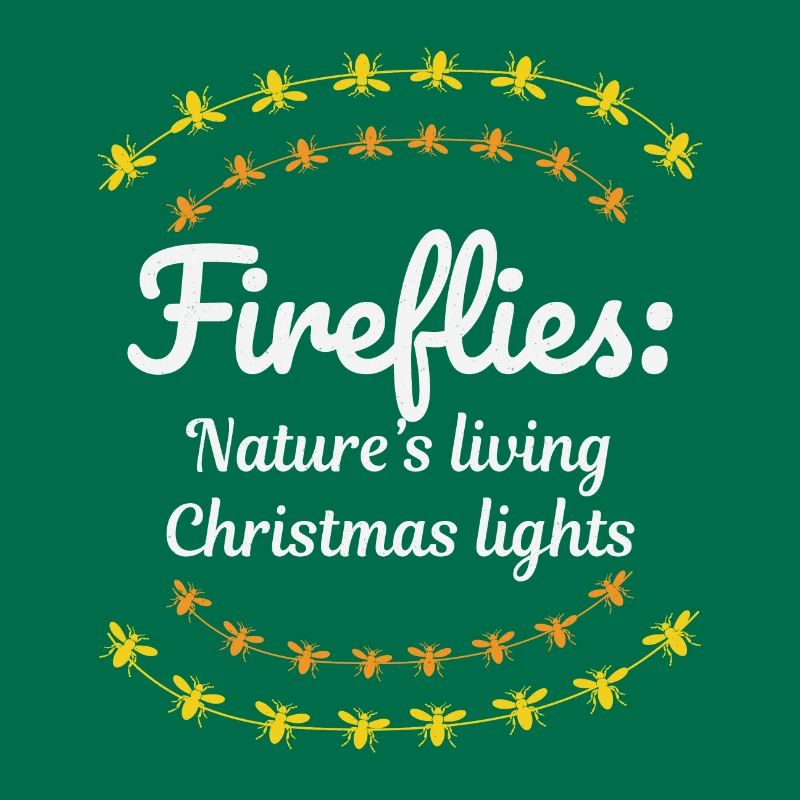 Fireflies Firefly Lightning Bug Insect Christmas