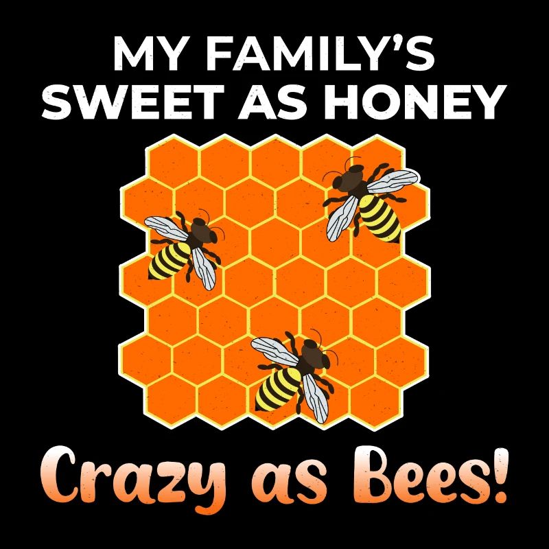 Honeybee Dad Beekeeper Beekeeping Insect Mom