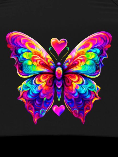 Bunter psychedelischer Schmetterling