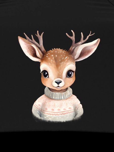 Kuscheliges Reh im Winterpullover