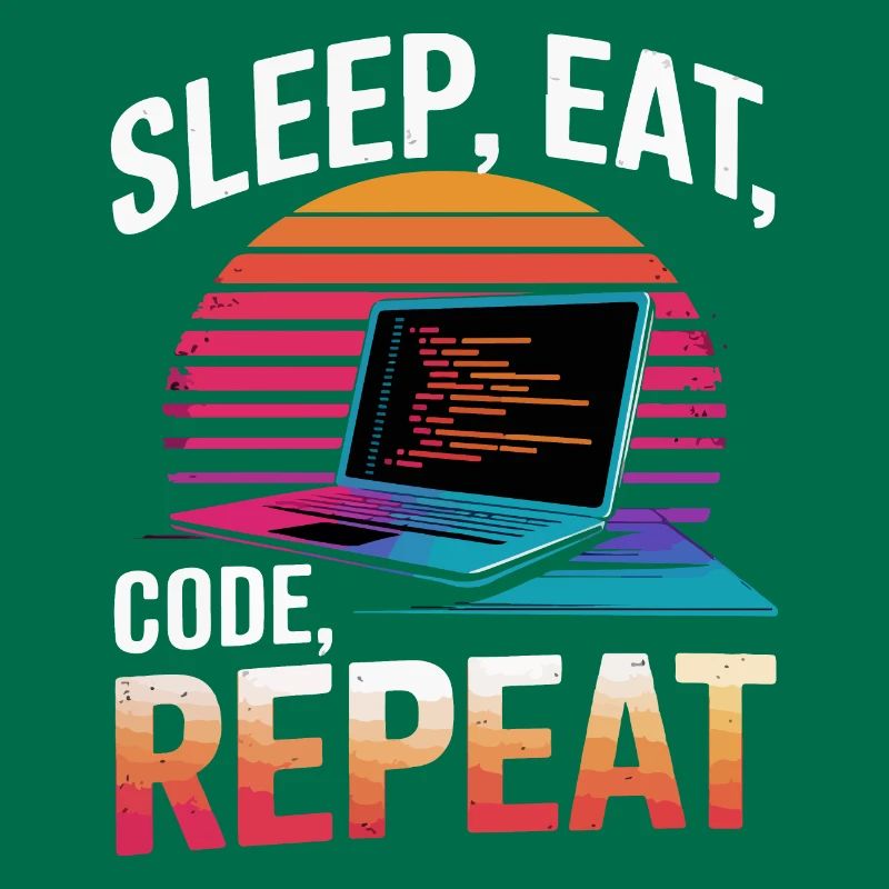 Sleep Eat Code Repeat Gift Programmer Developer