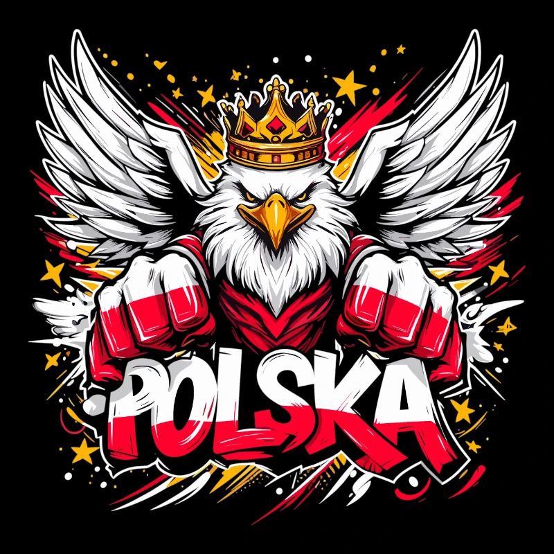 Polska Poland Eagle Superhero Flag Gift