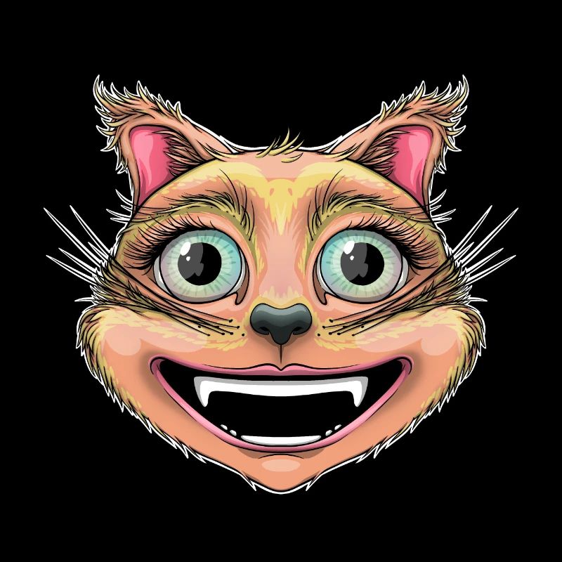 happy red cat