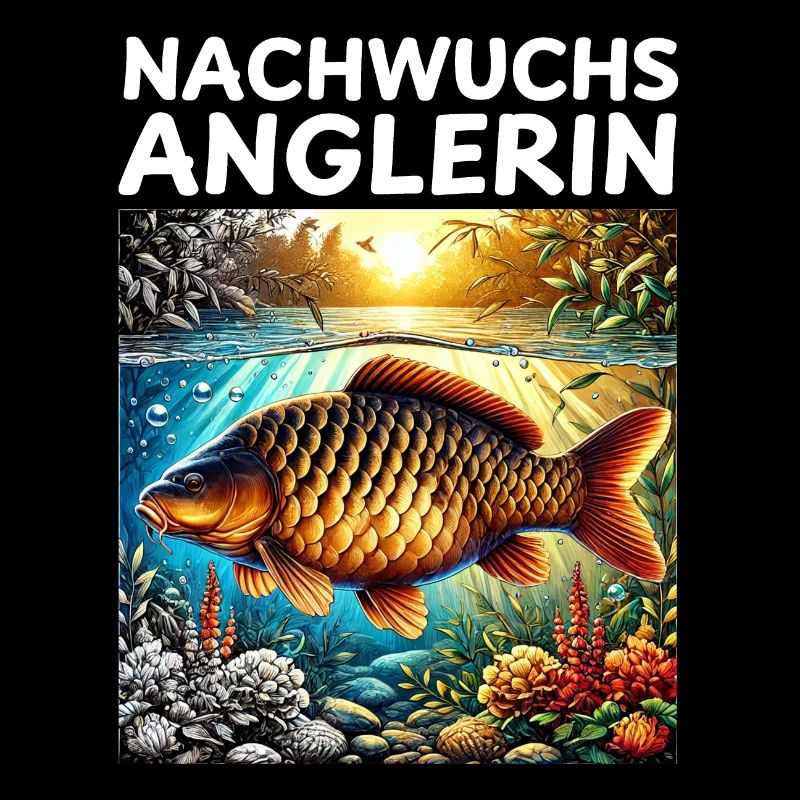 Young Angler - Carp Motif
