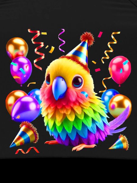 Bunter Party Papagei