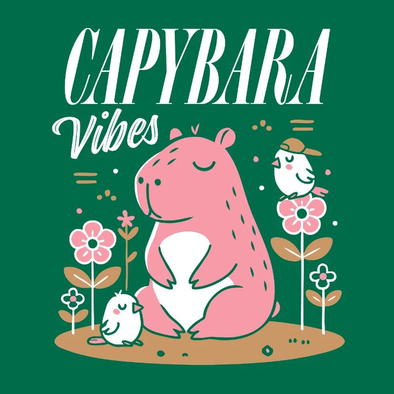 Relaxed Capybara Vibes