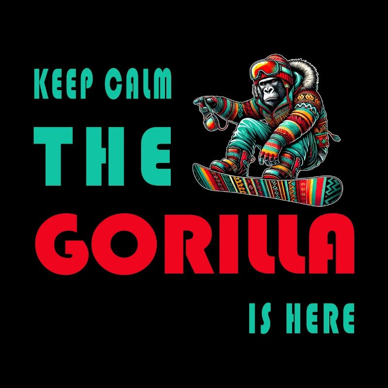 Keep calm - the gorilla is here