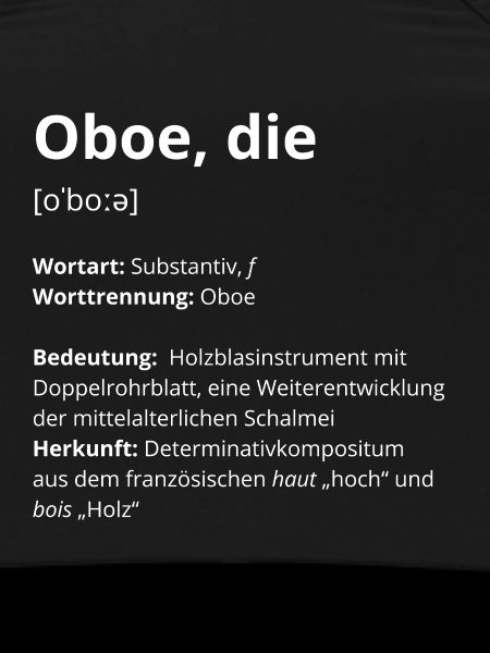 Oboe, die