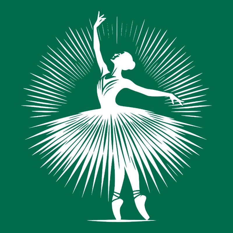 Danseuse de ballet gracieuse dans une pose de danse parfaite