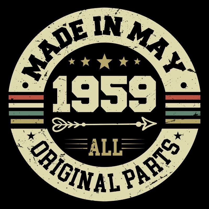 Mai 1959 Jahrestag Mai 1959 Geburtstag May 1959