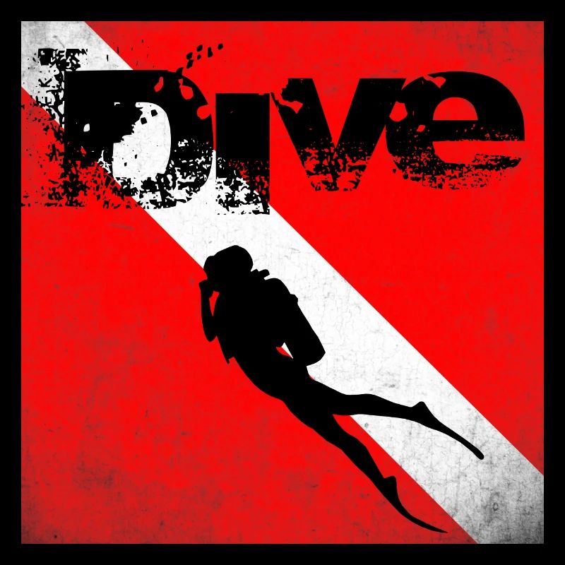 American Diver Down Flag SCUBA