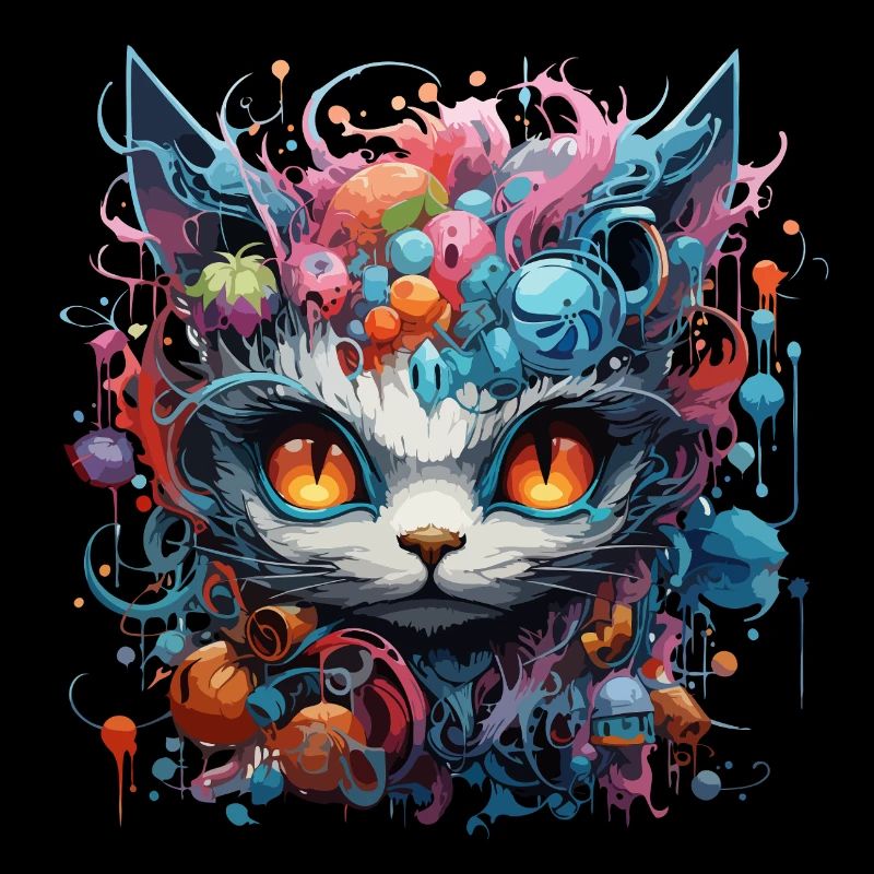 Farbenkatze