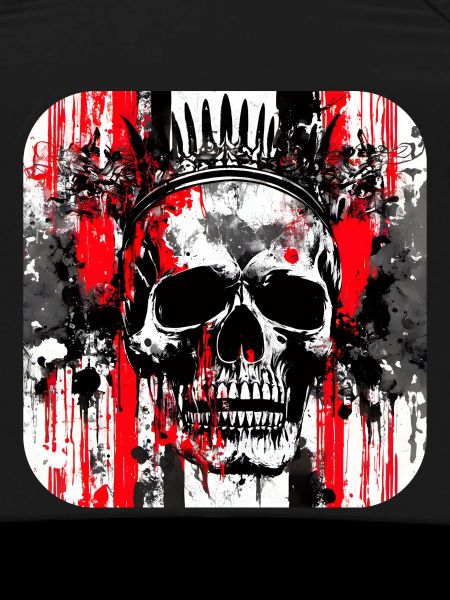 Crown Head Graffiti Skull