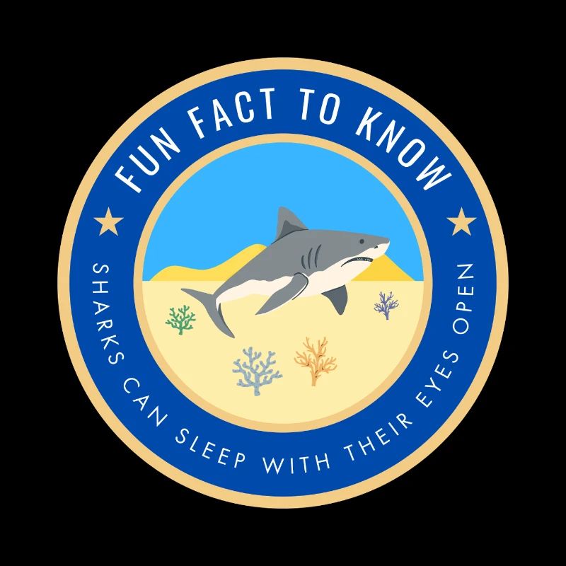 Sharks can sleep with their eyes open