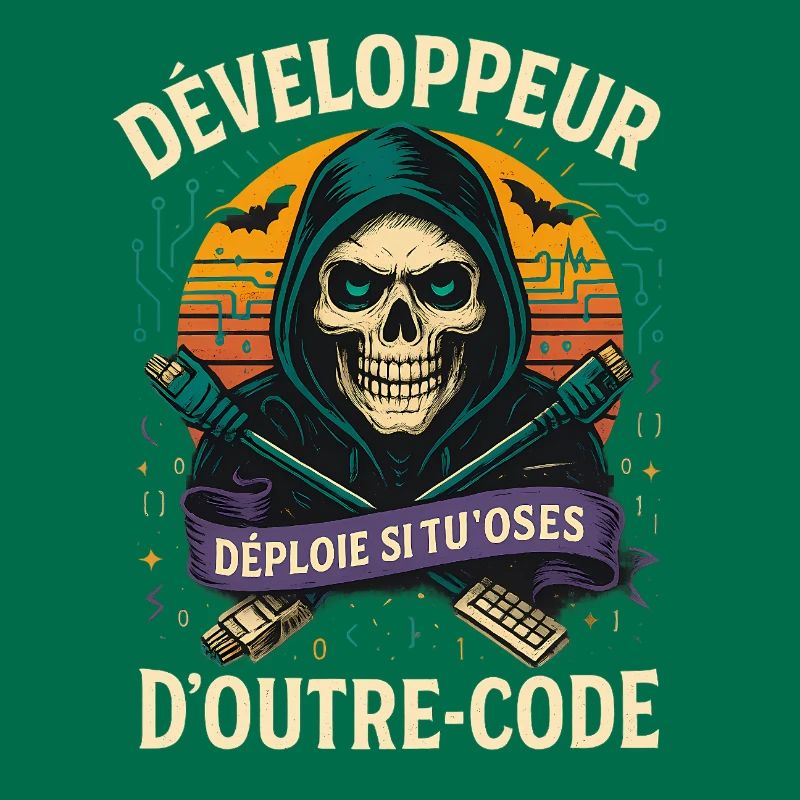 Web Developer - Halloween Skull