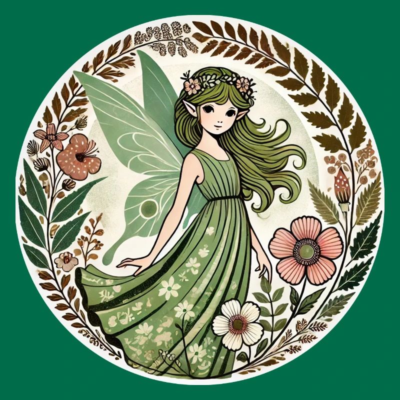 Conception de fée de la forêt enchantée