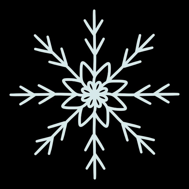 Elegantes Schneeflocken-Muster-Design