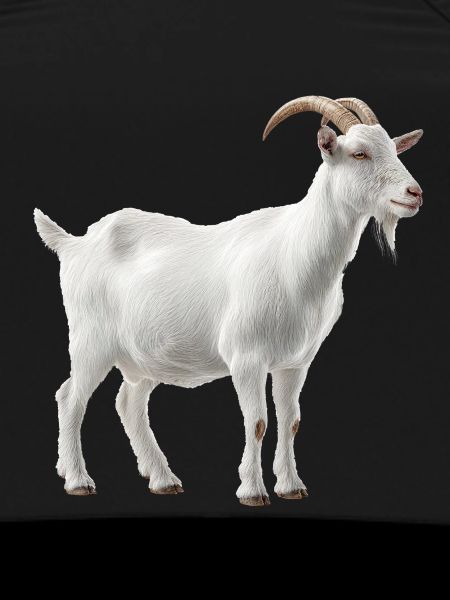 White Mountain Goat Portrait