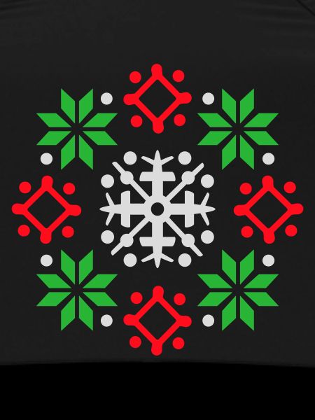 Snowflakes Pattern Christmas Sweater Snow