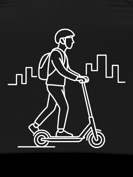 E-Scooter Driver Sketch – Urban Design