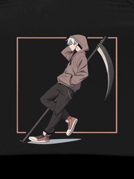 Rebelle à capuche avec faux