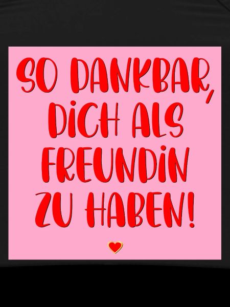 DANKBAR FREUNDSCHAFT HERZ